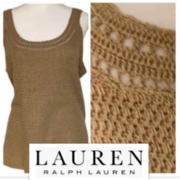 NWT Lauren Ralph Lauren Sleeveless Blouse Size XL - Picture 2 of 11